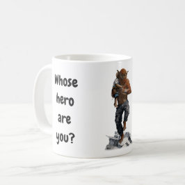 Bugbjöro Hero Child Rädding Fantasy Art Coffee Mug Kaffemugg