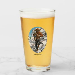 Bugbjörs Hero Child Rädding Fantasy Drinking Glass Glaskopp