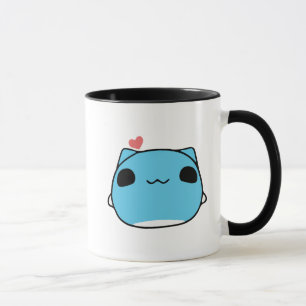 BugCat Capoo cat, Kawaii Tecknad Cat kärlek Mugg