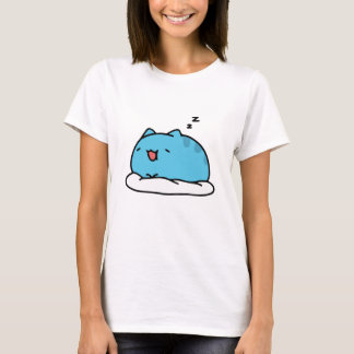 BugCat Capoo cat, Kawaii Tecknad Cat Sleeping T Shirt