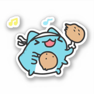 BugCat Capoo-katt Klistermärken