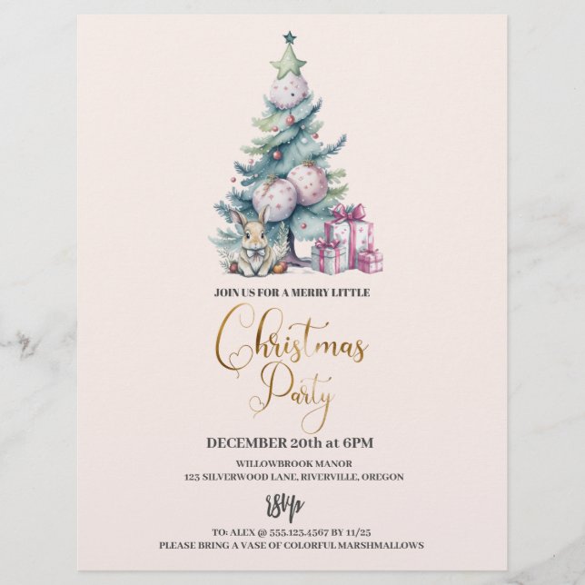 Bugdet Julgran Julfest Reklamblad (Framsidan)