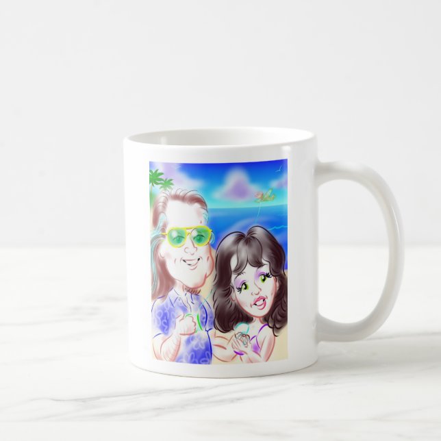 Bugface karikatyrmugg V. 1 Kaffemugg (Höger)