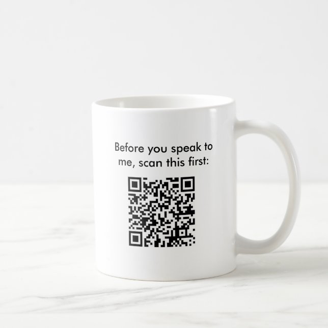 Bugga inte mig - den hemliga meddelandepuben kaffemugg (Höger)