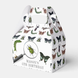 Buggar & Insekter Vintage Pojkfödelsedag Vit Presentaskar