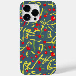 buggben och körsbär mönster