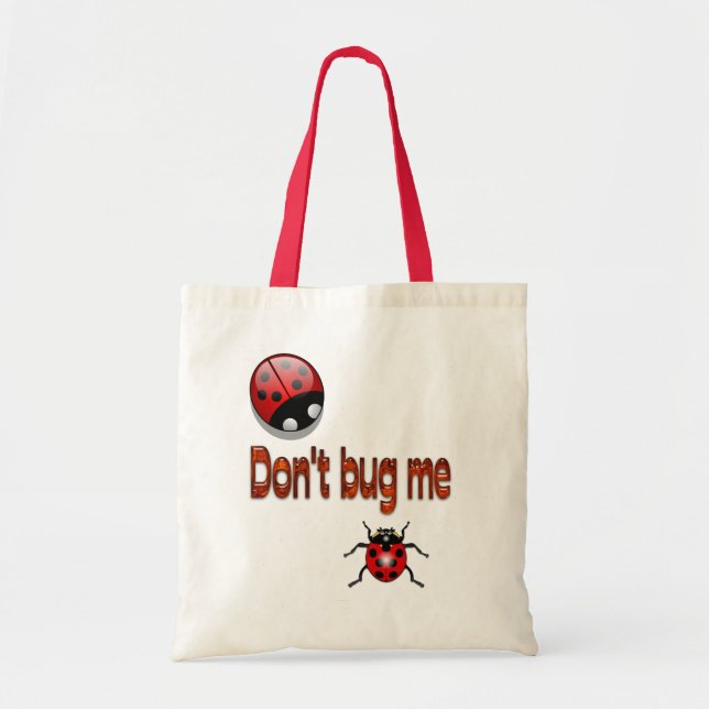 Buggin Bag "Kryp inte mig" Tygkasse (Framsidan)