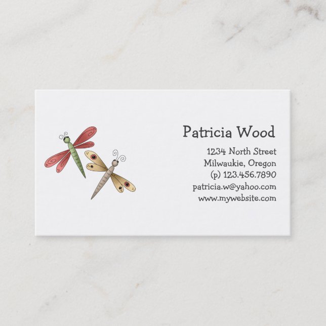 Buggin dig ·, Sländor Visitkort (Framsida)