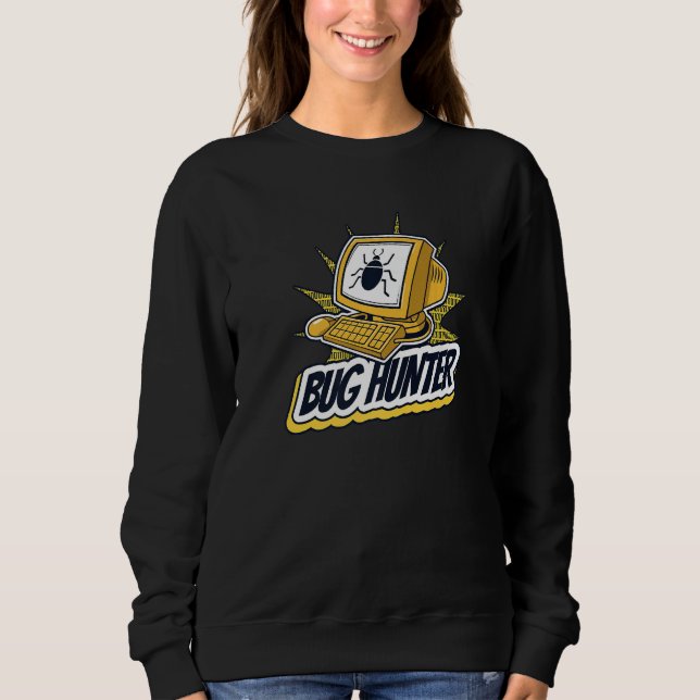 Buggjägare Fullstack-kodare Ingenjör Mjukvaruutvec T Shirt (Framsida)