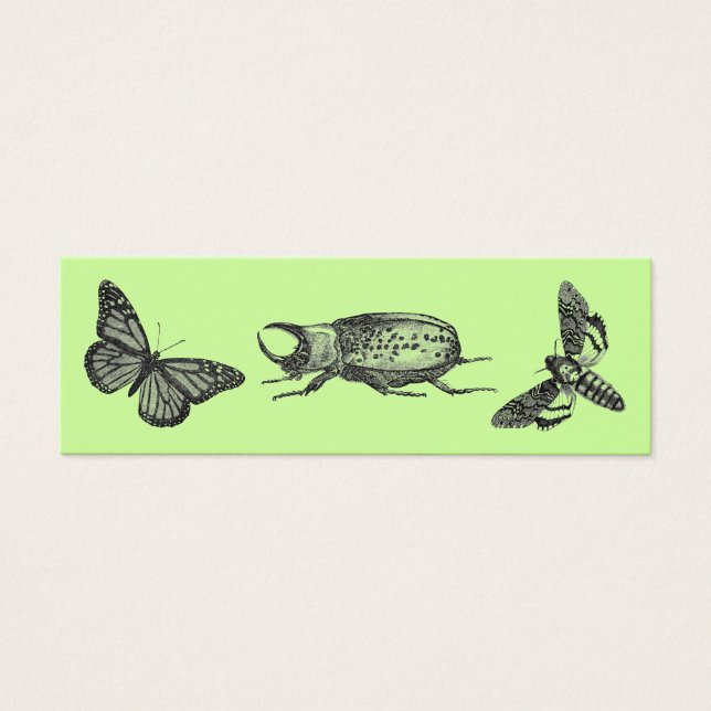 Buggy Bookmark Litet Visitkort (Framsidan)