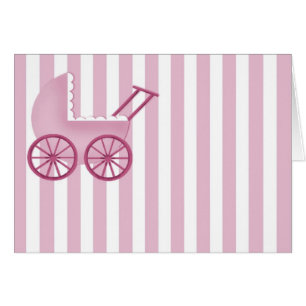 Buggy Card för baby (Rosa) OBS Kort