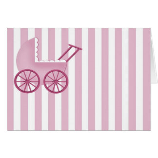 Buggy Card för baby (Rosa) OBS Kort