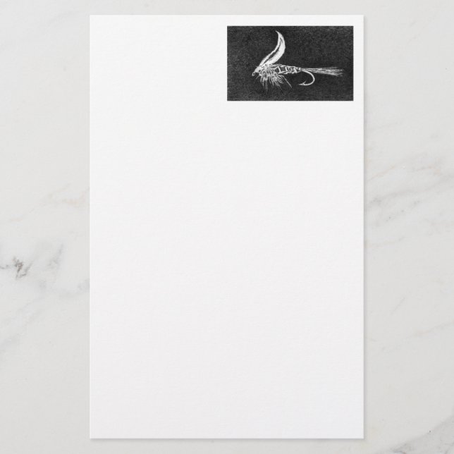 "Buggy Fly"-Blöten Fly Stationery Brevpapper (Framsida)