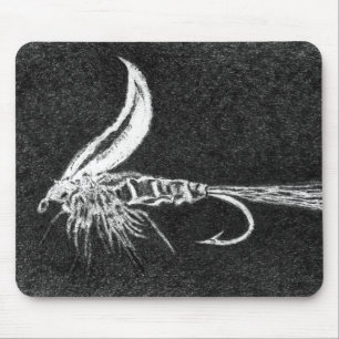 "Buggy Fly" Trout Fly Mousepad Musmatta