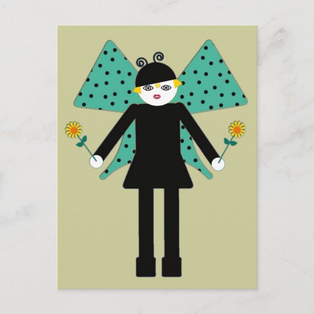 Buggy Martzkins ButterflyPostcard Vykort (Framsida)