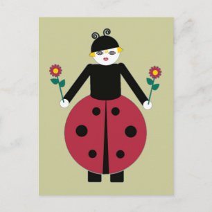 Buggy Martzkins Ladybug Postcard Vykort