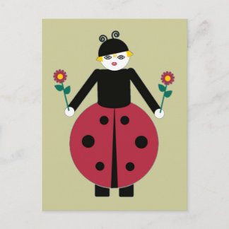 Buggy Martzkins Ladybug Postcard Vykort