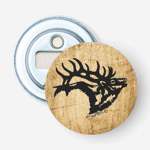 Bugling Bull Elk Flaska Öppna Flasköppnare