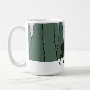Bugling Bull Elk och Fish Bath Towel Set Trasa Na Kaffemugg