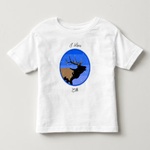 Bugling Elk in Winter - Original Wildlife Art T Shirt