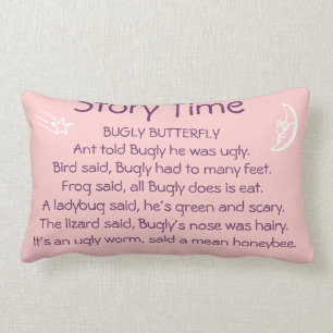 Bugly Butterfly Story-tiden kuddar rosa
