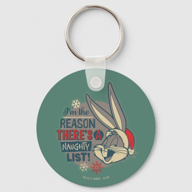 BUGS BUNNY™- Anledningen till att det finns en snä Nyckelring (Framsida)