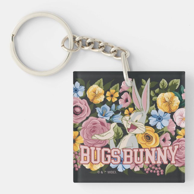 BUGS BUNNY™ Blommig Brodyrgrafik (Framsidan)