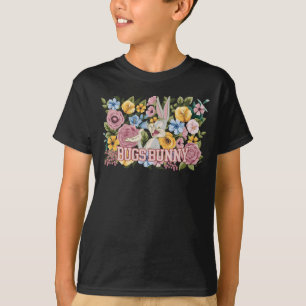 BUGS BUNNY™ Blommig Brodyrgrafik T Shirt