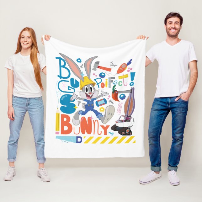 BUGS BUNNY BUILDERS™| BUGS BUNNY™ Arbetsredskap Fleecefilt (På plats)