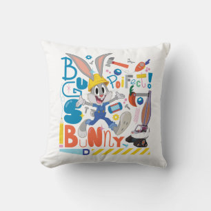 BUGS BUNNY BUILDERS™ BUGS BUNNY™ Arbetsredskap Kudde