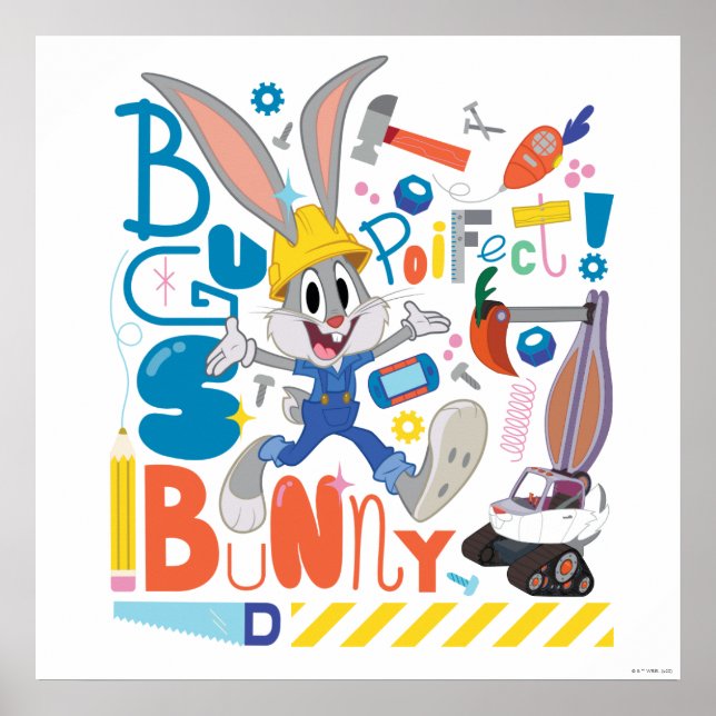 BUGS BUNNY BUILDERS™| BUGS BUNNY™ Arbetsverktyg Poster (Framsidan)