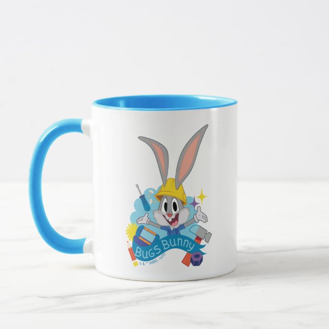 BUGS BUNNY BUILDERS™| BUGS BUNNY™ Karaktärsdesign Mugg (Vänster)