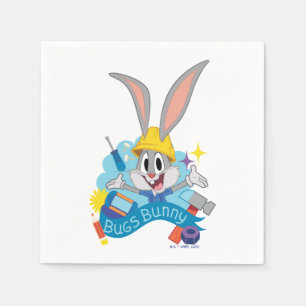 BUGS BUNNY BUILDERS™ BUGS BUNNY™ Karaktärsdesign Pappersservett