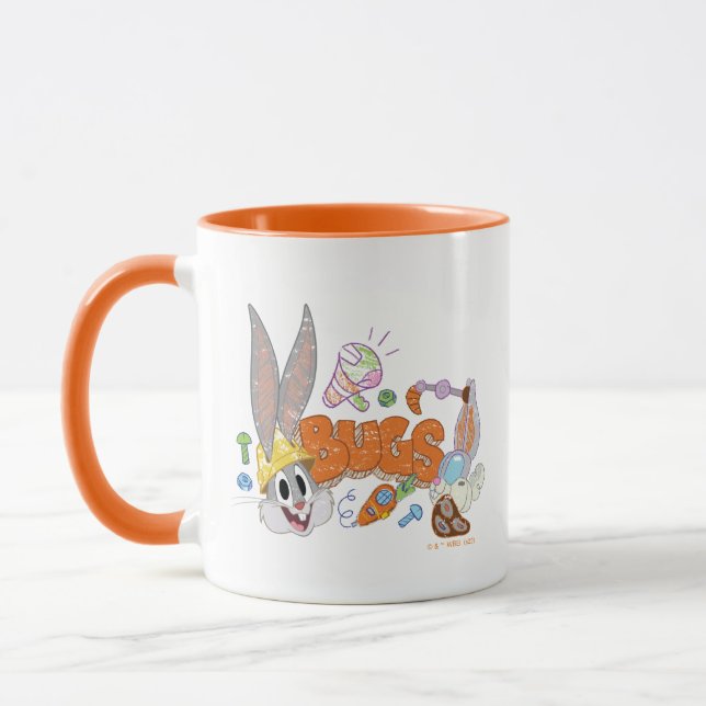 BUGS BUNNY BUILDERS™| BUGS BUNNY™ Sketch Art Mugg (Vänster)