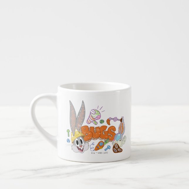 BUGS BUNNY BUILDERS™| BUGS BUNNY™ Skisskonst Espressomugg (Vänster)