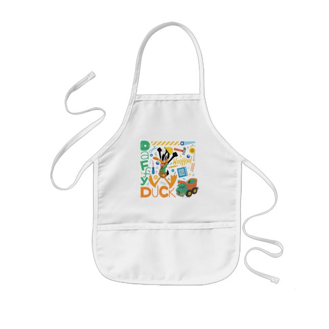 BUGS BUNNY BUILDERS™| DAFFY DUCK™ Arbetsredskap Barnförkläde (Framsidan)