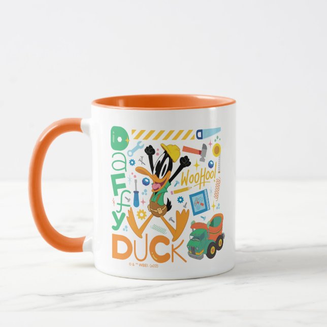 BUGS BUNNY BUILDERS™| DAFFY DUCK™ Arbetsredskap Mugg (Vänster)