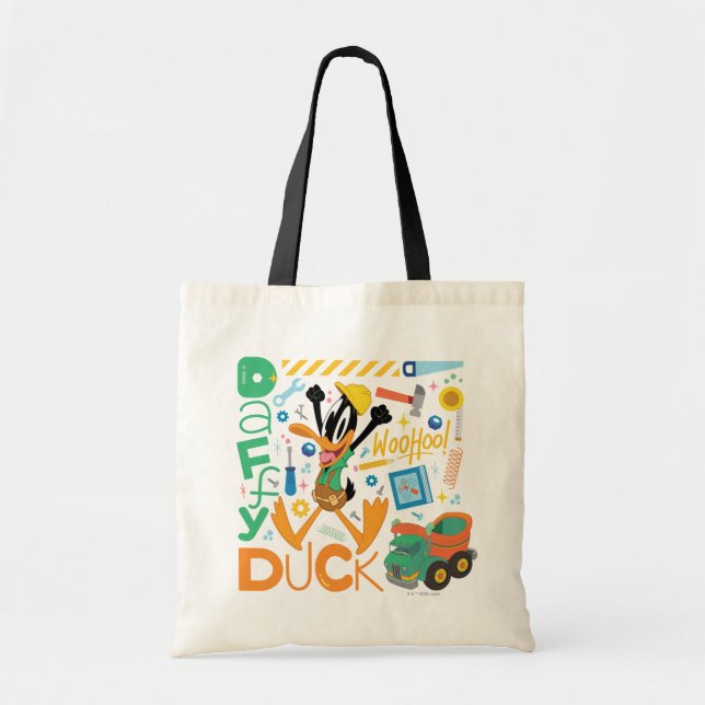 BUGS BUNNY BUILDERS™| DAFFY DUCK™ Arbetsverktyg Tygkasse (Framsidan)