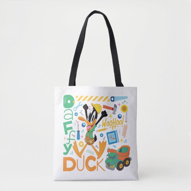 BUGS BUNNY BUILDERS™| DAFFY DUCK™ Byggverktyg Tygkasse (Framsida)