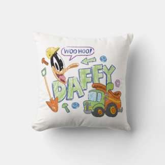 BUGS BUNNY BUILDERS™| DAFFY DUCK™ Skisskonst Kudde
