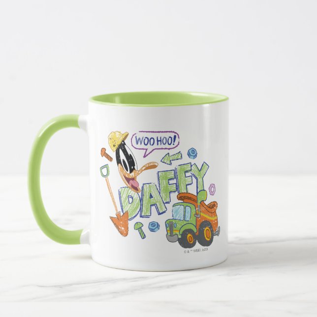 BUGS BUNNY BUILDERS™| DAFFY DUCK™ Skisskonst Mugg (Vänster)