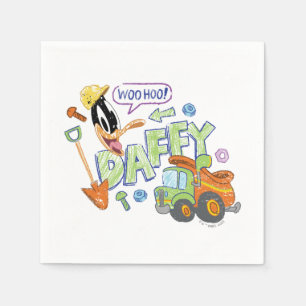BUGS BUNNY BUILDERS™ DAFFY DUCK™ Skisskonst Pappersservett