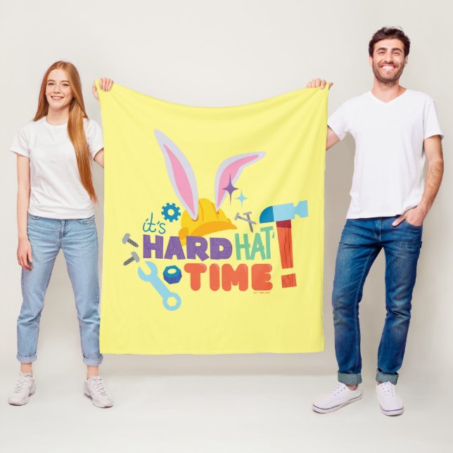 BUGS BUNNY BUILDERS™| Det är hjälmtiden Fleecefilt (På plats)