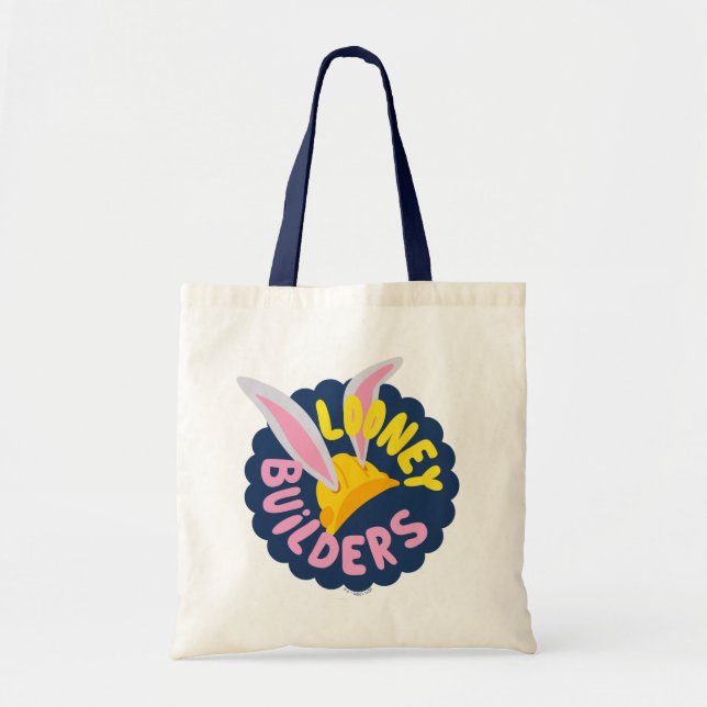BUGS BUNNY BUILDERS™| Hård hatt Scalloped Logotyp Tygkasse (Framsidan)