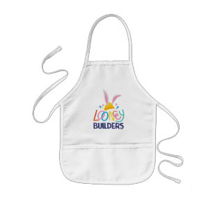 BUGS BUNNY BUILDERS™ Hård hatt staplade logotyp Barnförkläde