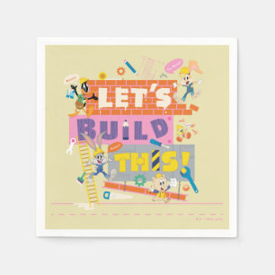 BUGS BUNNY BUILDERS™ "Låt oss bygga detta" Arbets Pappersservett