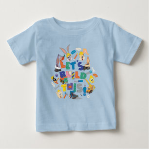 BUGS BUNNY BUILDERS™ "Låt oss bygga detta" Collag T Shirt