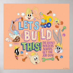 BUGS BUNNY BUILDERS™  "Låt oss bygga detta" Sketch Poster