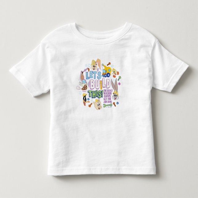 BUGS BUNNY BUILDERS™| "Låt oss bygga detta" Sketch T Shirt (Framsida)