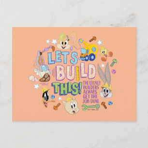 BUGS BUNNY BUILDERS™ "Låt oss bygga detta" Sketch Vykort